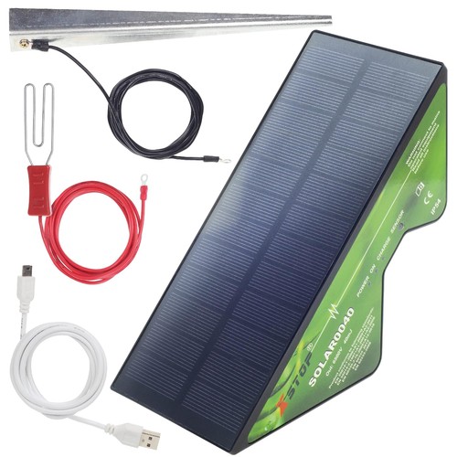 Solar powered electric fence - solar,