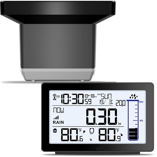 Wireless rain gauge outdoor - wireless,