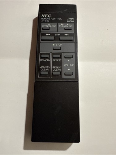 Nec remote control 500 - remote, ar-500