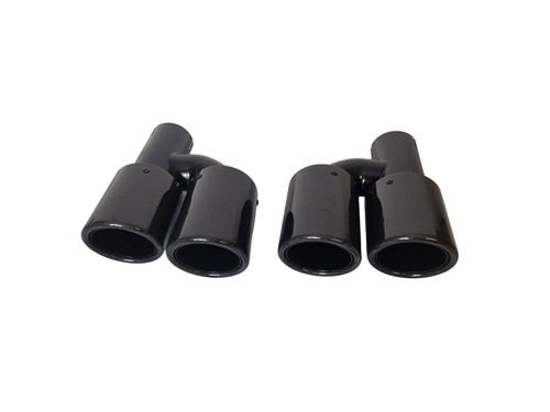 Carbon exhaust tips muffler - carbon,