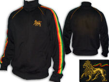 Reggae Rasta Jacket with 3 Stripes Rasta Color and Lion of Judah Enbroidery