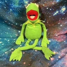 Disney Kermit Sesame Street Muppets Kermit the Frog Toy Plush 18" Whitehouse
