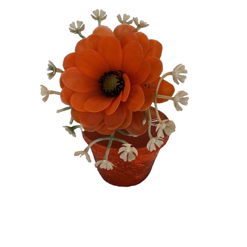Vintage 1970s orange plastic - vintage,
