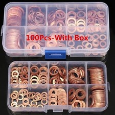 200Pcs 9 Sizes Solid Copper
