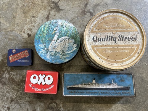 Vintage tins quality street - vintage,