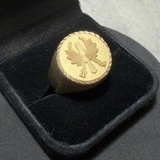 VINTAGE Eagle Signet Ring Size