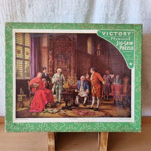 Victory vintage wooden jigsaw - vintage,