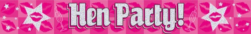 Hen party banner decoration - banner,