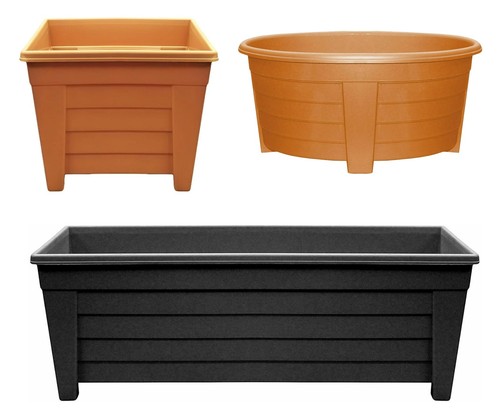 Plastic long square plant - long,