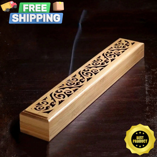 Carving wooden incense burner - wooden,
