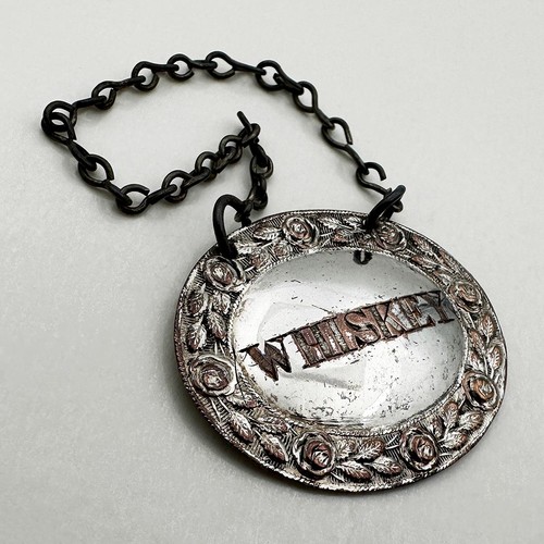 Whiskey decanter bottle - bottle, label
