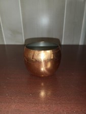 Coppercraft Guild Copper Cup /Bowl Roly-Poly Mini Vase 3.25 x 2.25" Shiny #2997