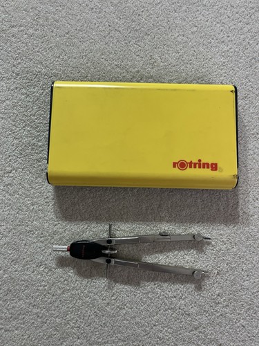 Rotring vintage bow compass - rotring,