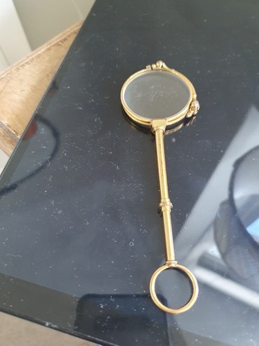 Victorian folding lorgnette - victorian,