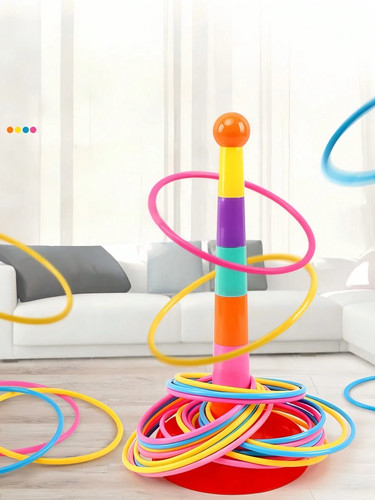 Ring toss game set with - game,