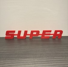 Scania Super Badge - Grille Badge - Red