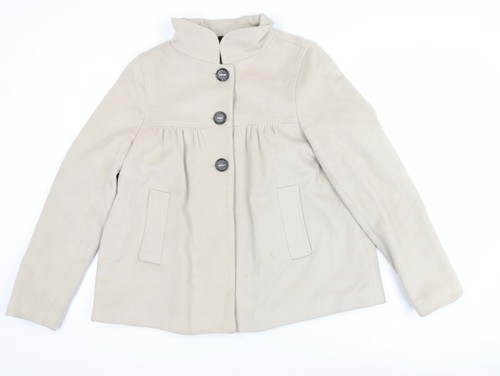 Zara women beige wool - beige, blend