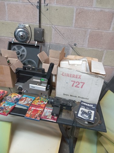 Vintage cine projector - vintage,