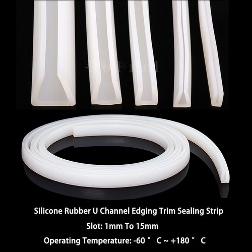 Silicone rubber channel - silicone, u