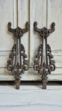 Pair Of Victorian Iron Rail