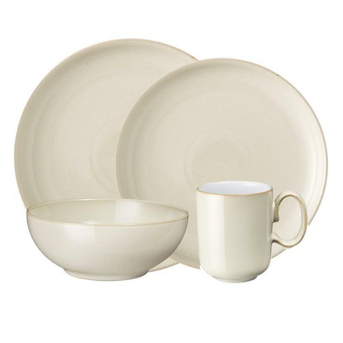 Denby linen coupe - denby, 16pc