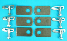 6 x Antiluce M12 x 25mm Trailer Drop Lock Catch Tail Gate Fastener & Eye Plates