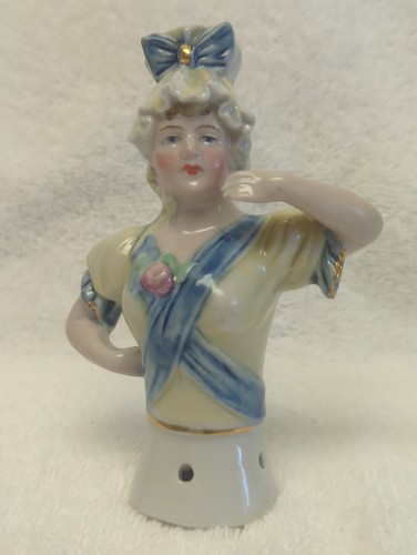 Antique german half doll - antique,