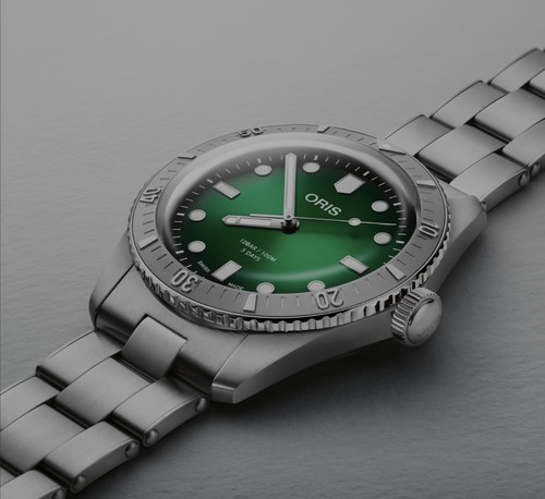 Oris diver sixty five green - diver's, sixty-five