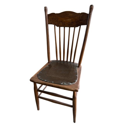 Antique 1930s wood chair - wood,