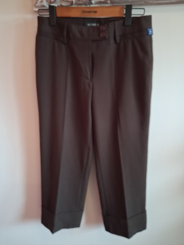 Robell cropped brown - robell, trousers