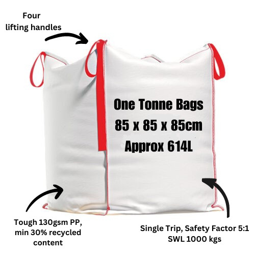 Pack one tonne bulk bag - bulk,
