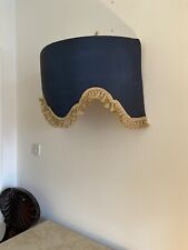 A Silk Upholstered Blue and