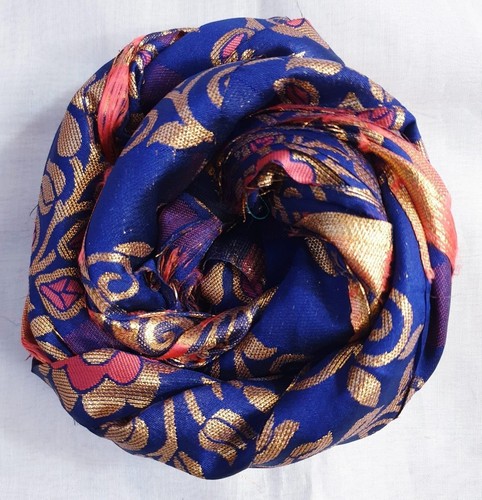 Ind recycled silk sari ribbon - recycled,