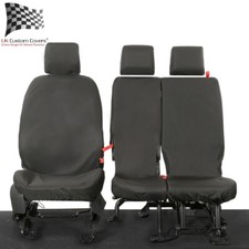 FORD TRANSIT CONNECT FRONT SEAT COVERS TAILORED (2014 ONWARDS) BLACK 119