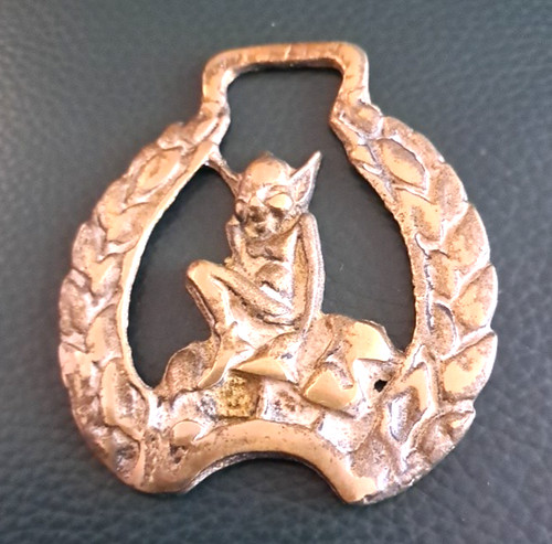 Vintage english horse - vintage, brass