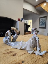 Lladro  Reclining CLOWN: 4618