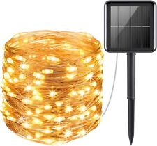 LED Solar String Light Lights Waterproof Copper Wire Fairy Outdoor Garden Party