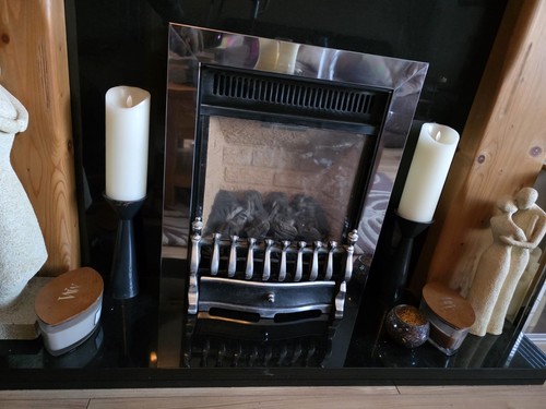 Burley flueless gas fire - gas,
