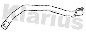 Klarius ft1082d rear exhaust - rear,