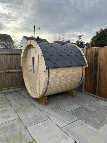 Long barrel sauna - barrel, (Ø