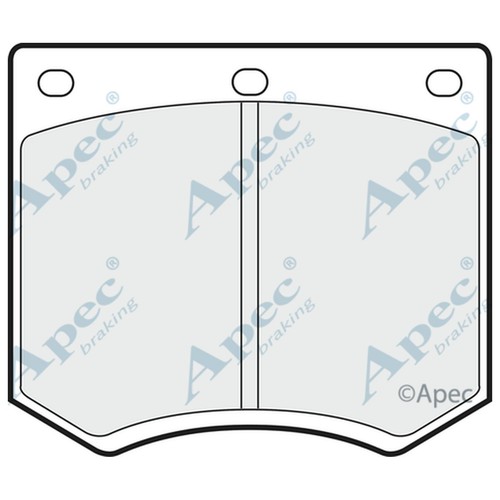Brake pads set for ford - pads, escort