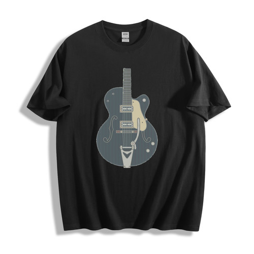 Vintage jazz guitar - jazz, t-shirt