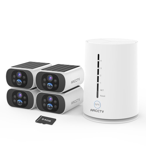 Arcctv solar wireless security - wireless,