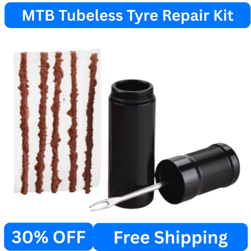 Mtb tubeless tyre repair - repair, kit