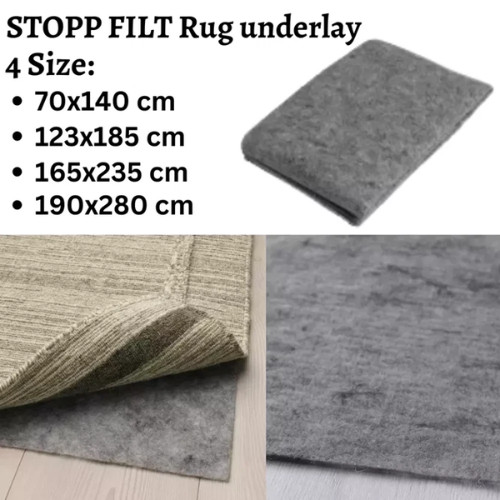 Ikea stopp filt rug underlay - rug,