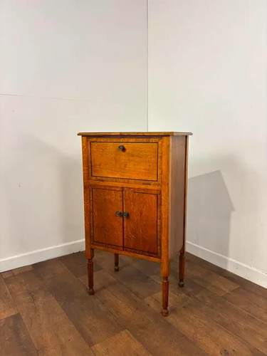 Vintage oak cabinet - oak,