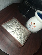 Antique Silver 925 Ottaviani Wooden Box