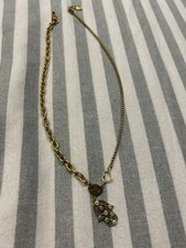 Gold Charm Necklace With hamsa