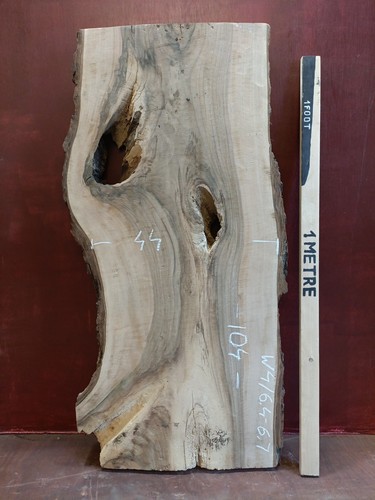 Walnut slab board 104x44cm - ,