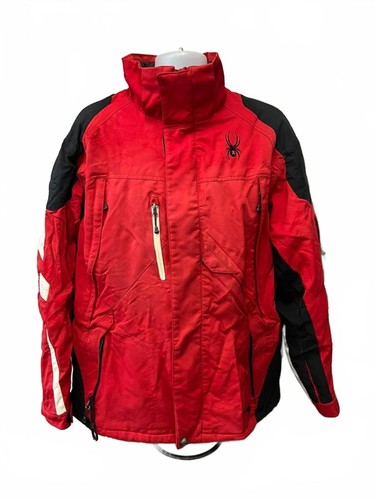 Spyder ski jacket red - spyder,